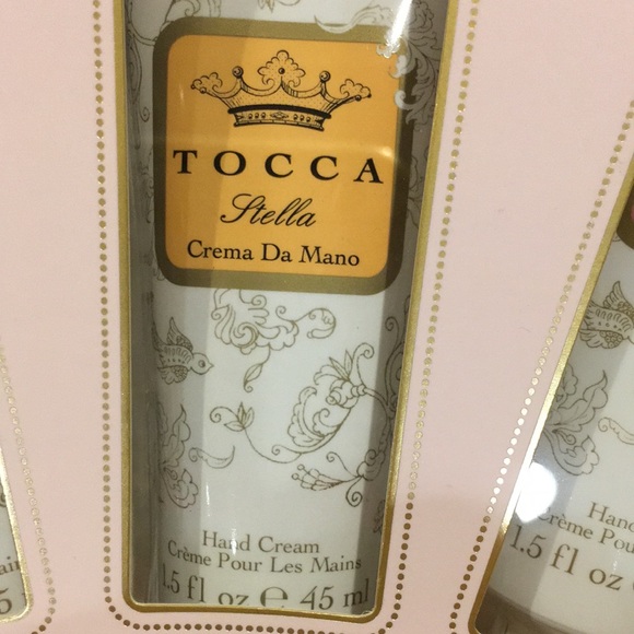 Tocca Crema Quartetto Scented Luxury Hand Cream Set of Four 4x1.5oz NWT Canada - Picture 5 of 16